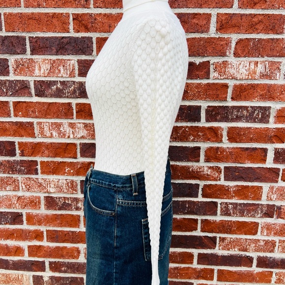 Frayed Hem Denim Skirt - Picture 2 of 5